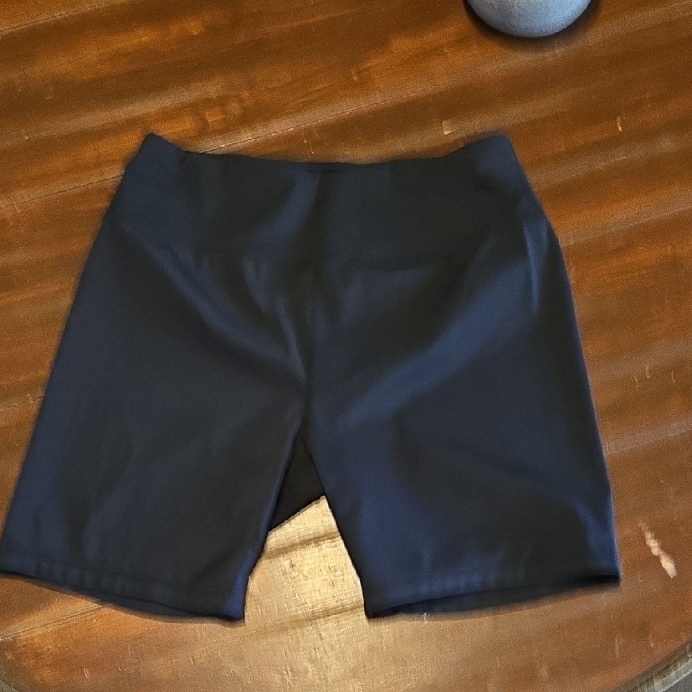 Women’s Black High-Waist Performance Shorts #951
